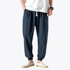 Blue Japanese summer pants