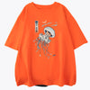 Jellyfish Kanji Orange Tee-Shirt