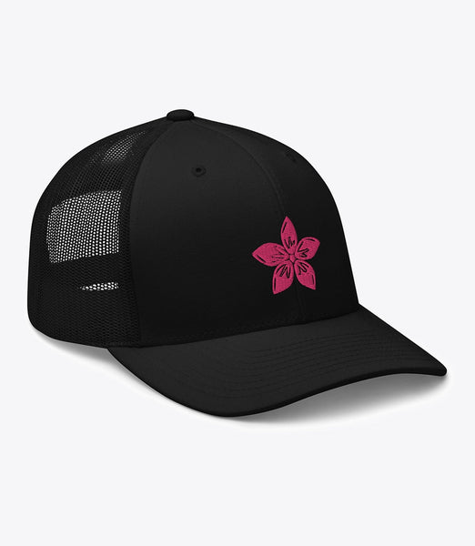 Floral Bucket Hat Sakura - White-Floral