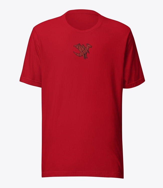 Embroidered dragon t-shirt