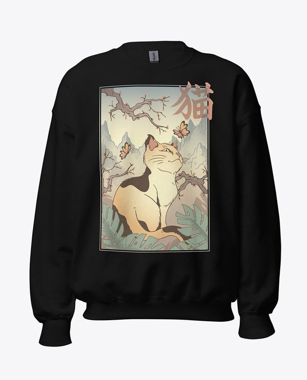 Japanese Cat Sweatshirt
