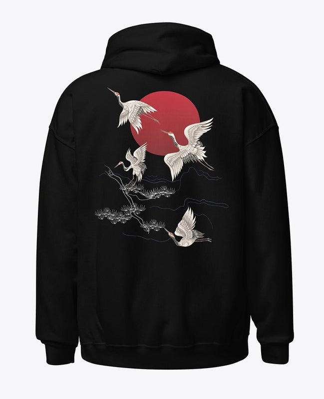 Japanese Crane Hoodie