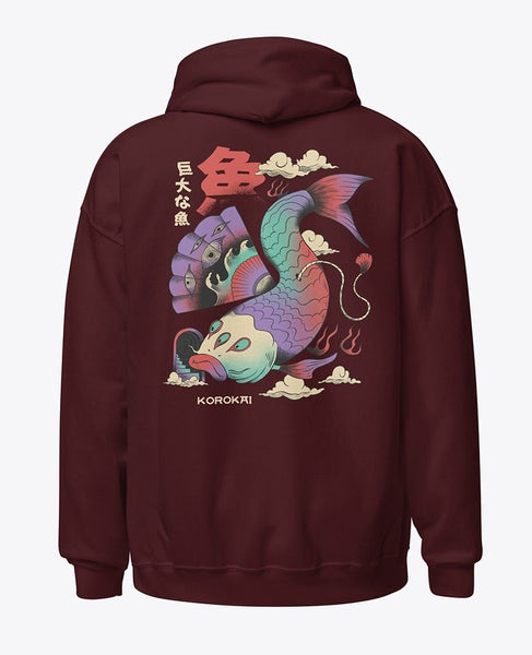 OATSBAS Cute Zip Up Hoodies for Women Watercolor Harajuku