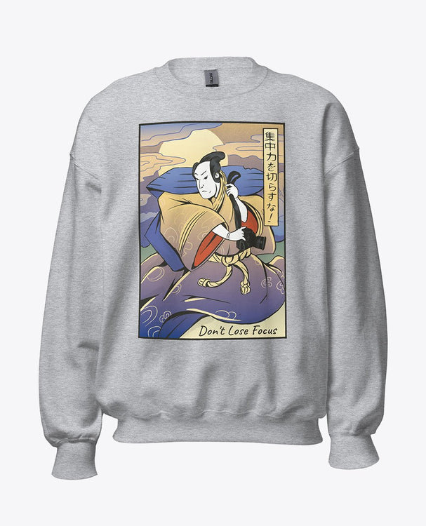 Funny samurai photographer sweatshirt