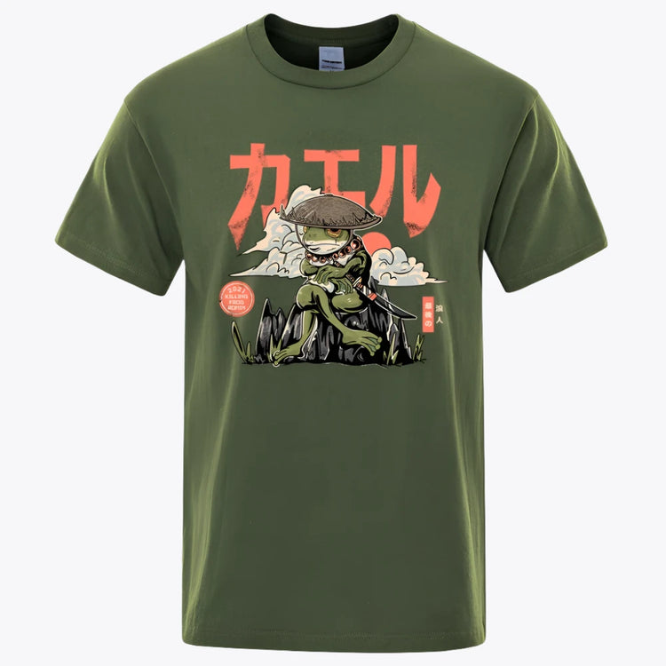 Funny Frog Ninja Kanji T-Shirt