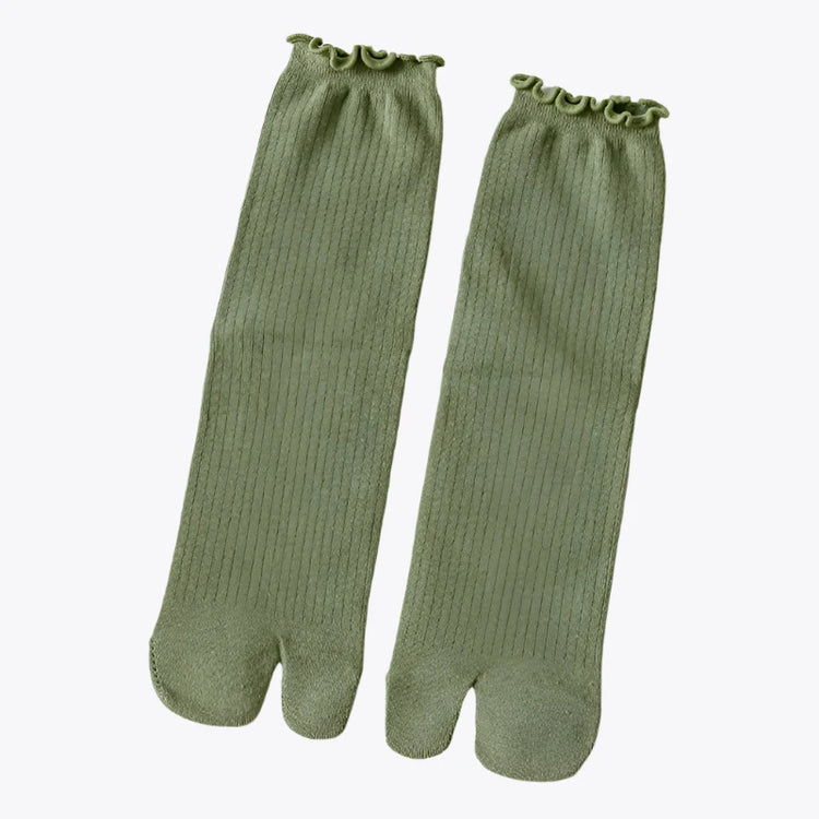 Green Tabi Socks