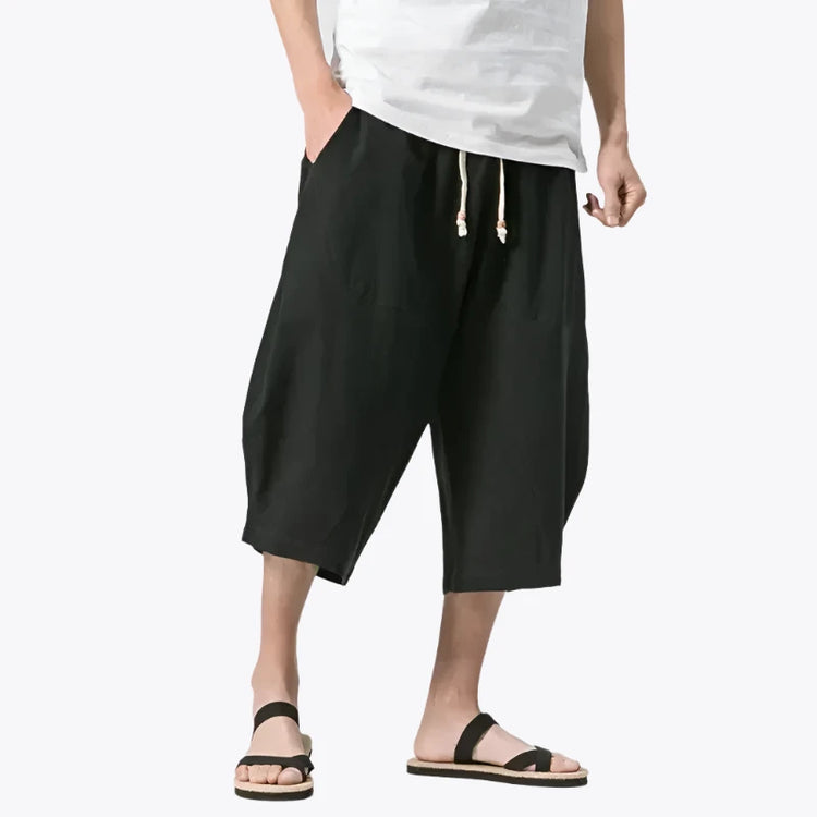 Japanese cropped pants