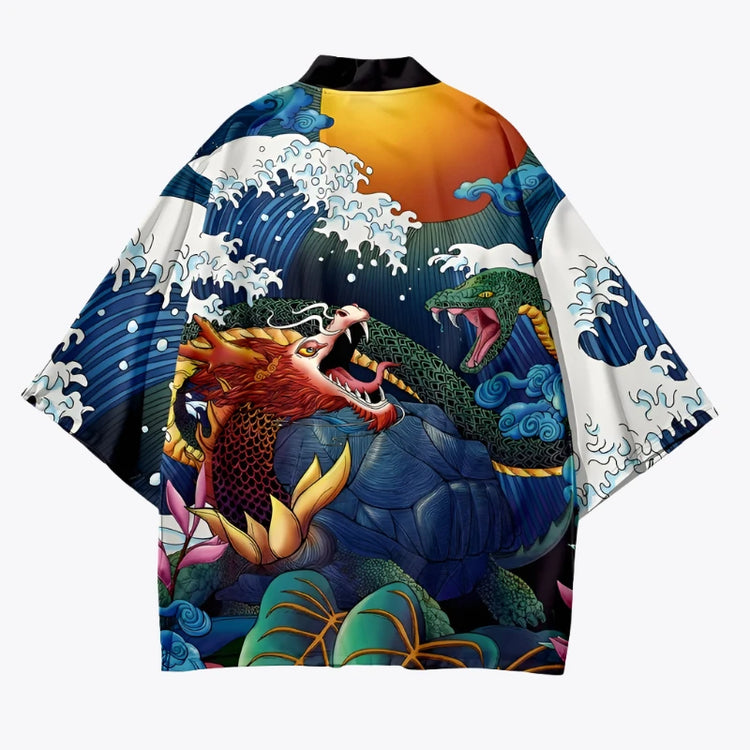 Mythology Great Wave Haori