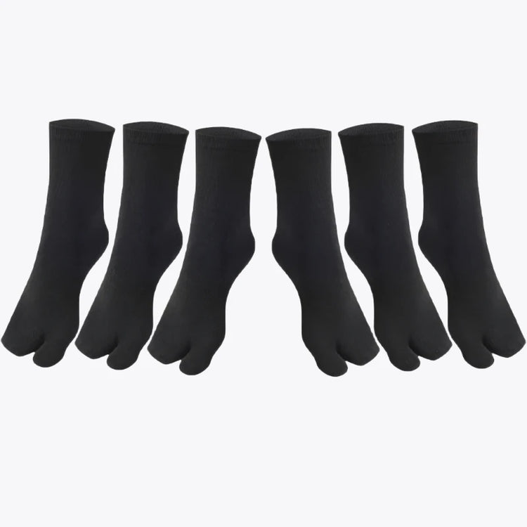 Tabi Black Socks (3 Pairs)