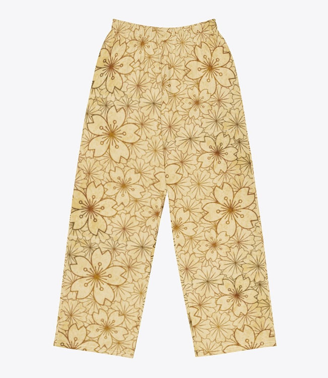Gold Sakura Unisex Pants