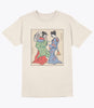 Japanese art tee-shirt with geisha print
