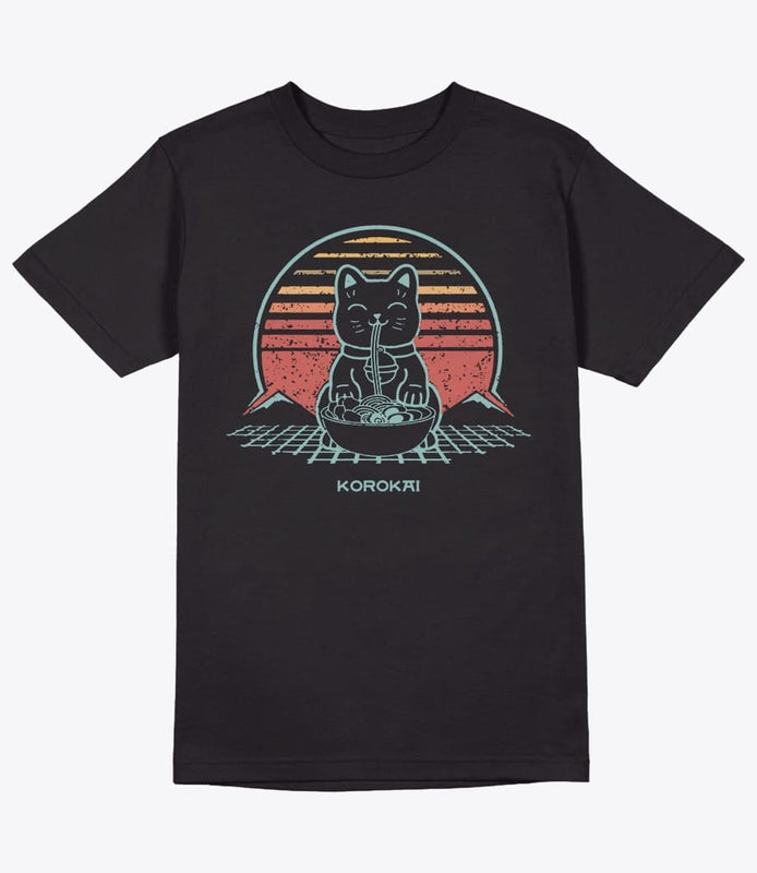 Japanese cat t-shirt