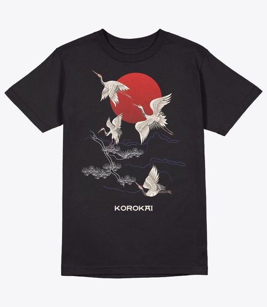 Japanese Crane T-Shirt | Korokai