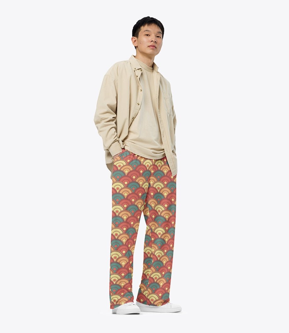 Men's Simple Style Casual Pajamas Sets Japanese Style Koi - Temu