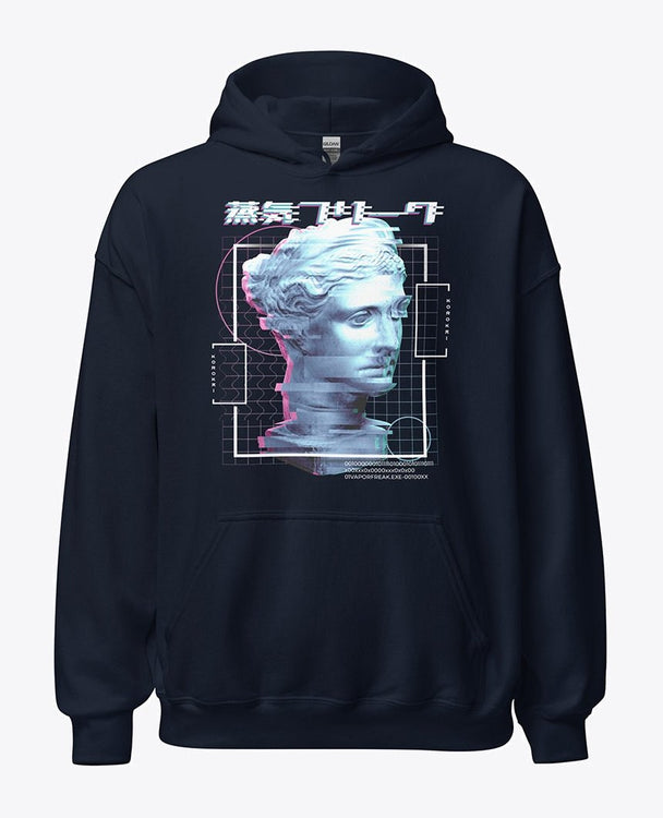 Japanese vaporwave aesthetic hoodie