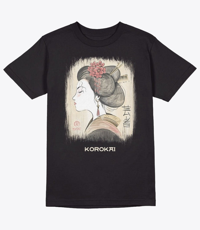 Japanese vintage geisha t-shirt