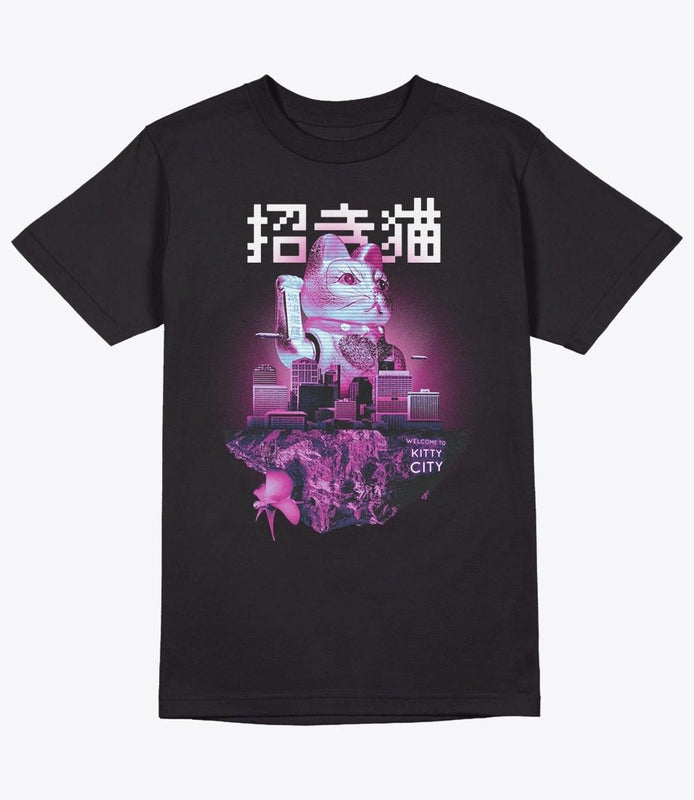 Maneki neko streetwear t-shirt