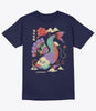 Psychedelic funny koi fish t-shirt